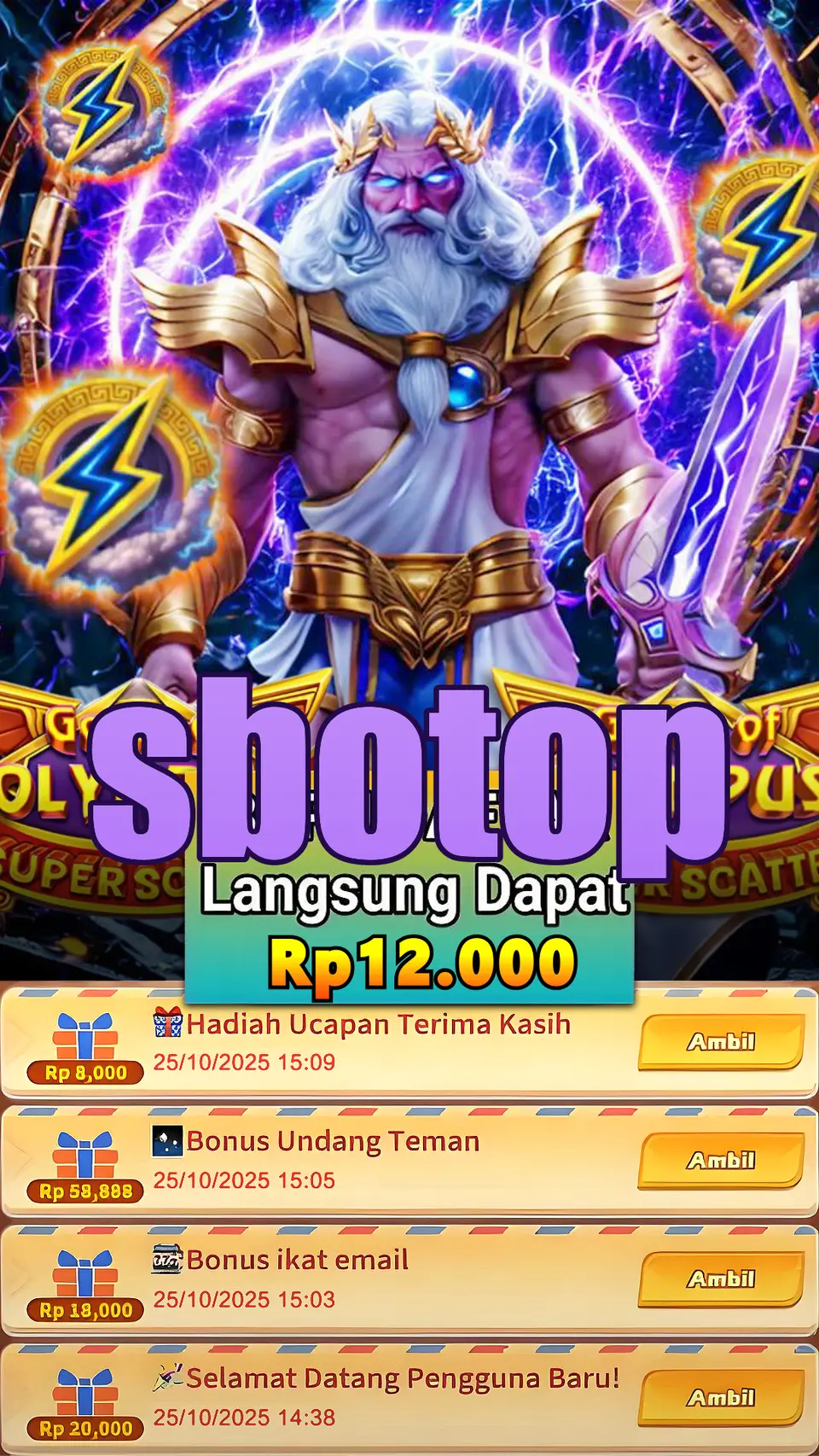 sbotop Masuk